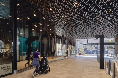 A Collaborative Artwork Brings Aboriginal Voices to Sydney Metro